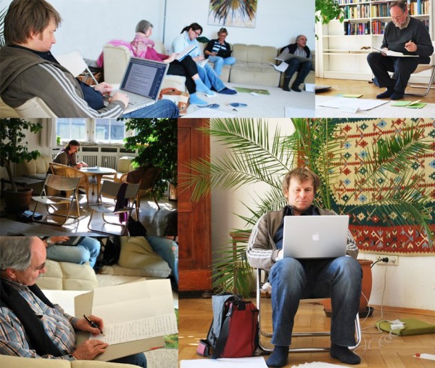 Konzentriertes Schreiben in der Münchner Schreibwerkstatt